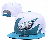 Eagles Team Logo White Blue Adjustable Hat GS,baseball caps,new era cap wholesale,wholesale hats